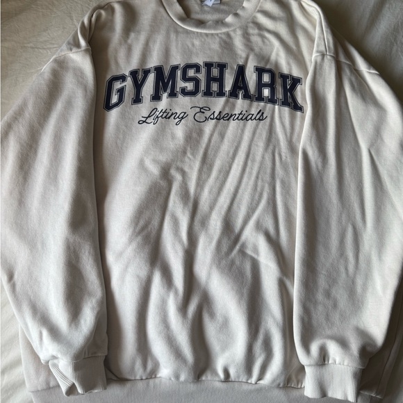 Gymshark Tops - Gymshark Off-White Crewneck Sweater